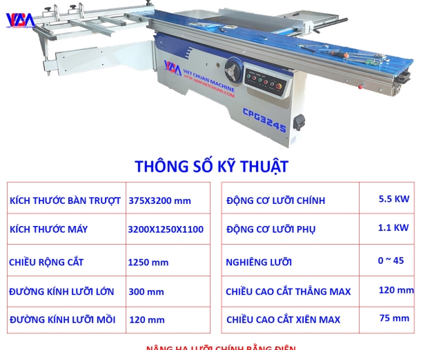 MÁY CƯA BÀN TRƯỢT CPG-3245