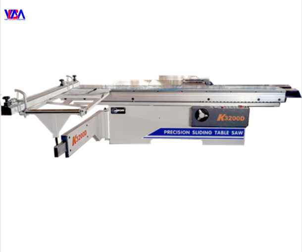 MÁY CƯA BÀN TRƯỢT 2 LƯỠI K3200D- NÂNG HẠ ĐIỆN